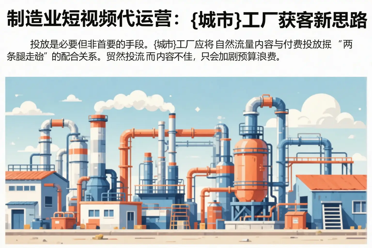 制造业短视频代运营:泰来工厂获客新思路
